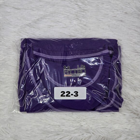 Under Armour Purple Sweatshirt With White Trim Size L - Picture 13 of 13